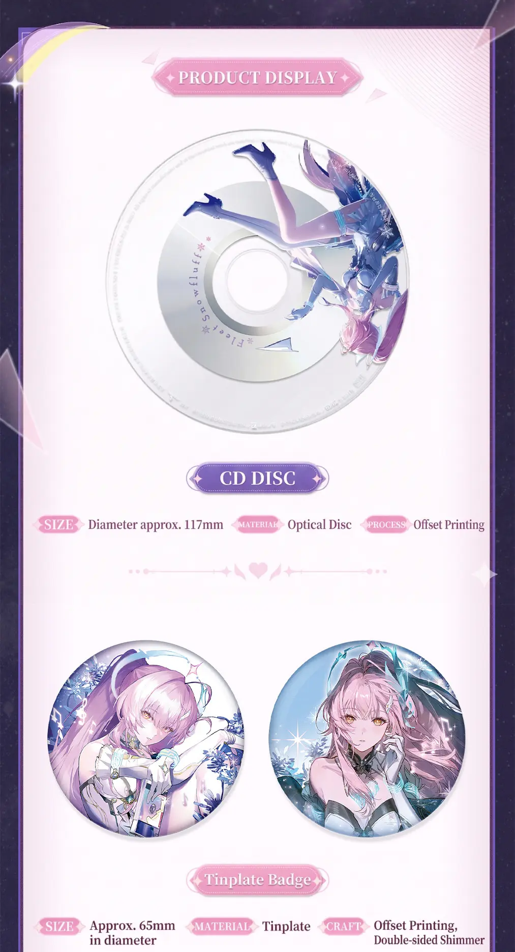 Wuthering Waves Aemeath Cd Album Wuthering Waves Aemeath Cd Album Fleet Snow Fluff Content 3