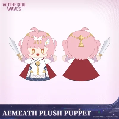Wuthering Waves Featured Merch 1 Wuthering Waves Featured Merch Wuthering Waves Aemeath Hand Puppet Character Pulsh 2
