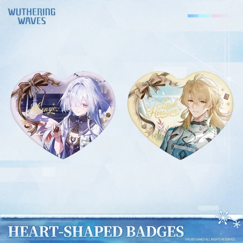 Wuthering Waves Merch 28 Wuthering Waves Badge - When Two Hearts Collide