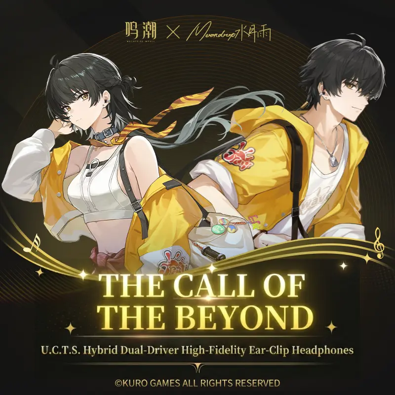 Wuthering Waves Merch 7 Wuthering Waves Clip-On Bluetooth Earbuds - The Call Of The Beyond