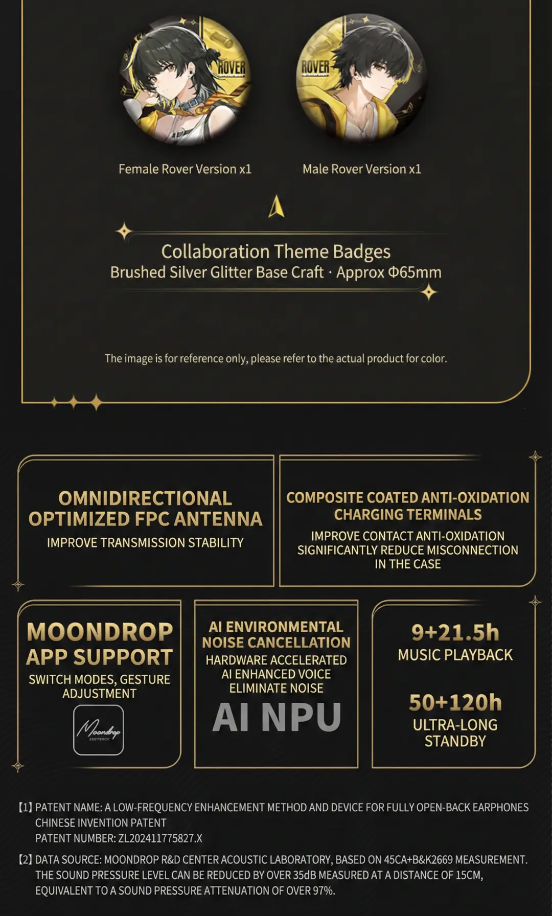 Wuthering Waves Clip-On Bluetooth Earbuds - The Call Of The Beyond Wuthering Waves Clip On Bluetooth Earbuds The Call Of The Beyond Content 4