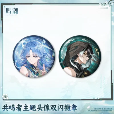 Wuthering Waves Double Flash Badge - Resonator Theme V8