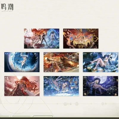 Wuthering Waves Illustration Postcard Set V2 - Resonator Theme