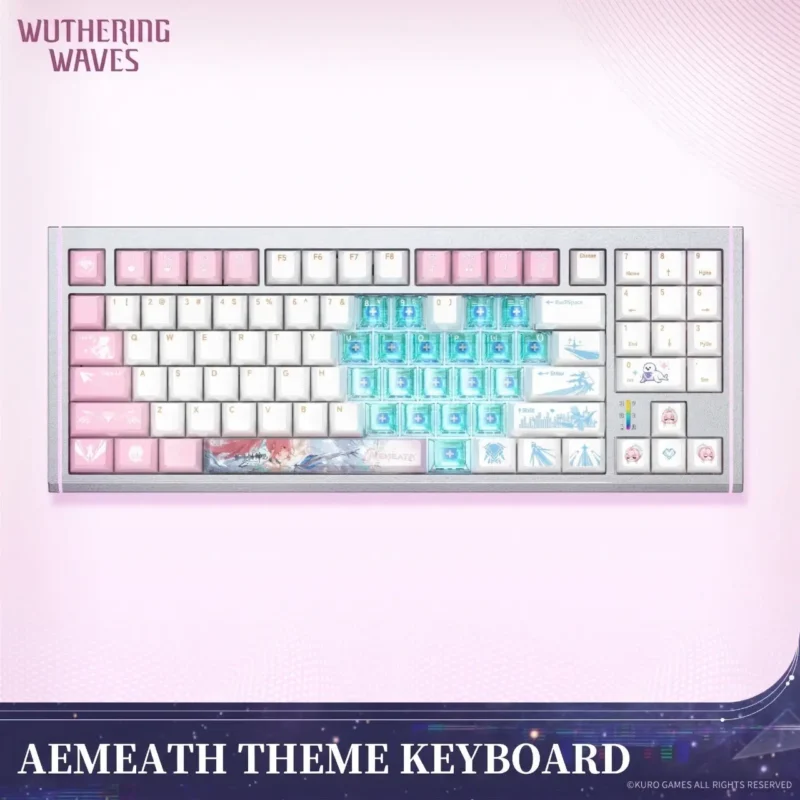Wuthering Waves Merch 3 Wuthering Waves Keyboard - Snowy Serenade
