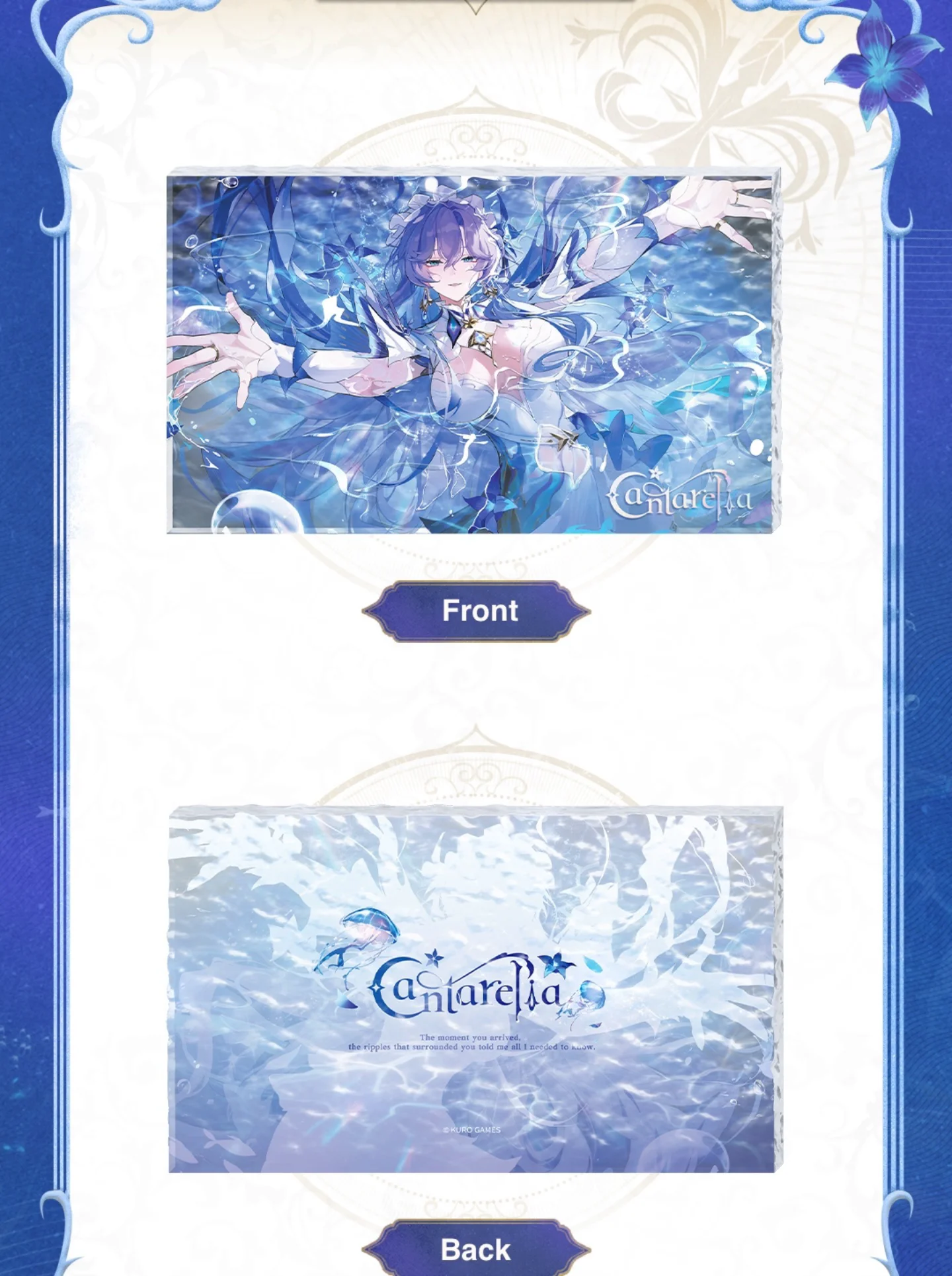 Wuthering Waves Cantarella Acrylic Block 3 Wuthering Waves Cantarella Acrylic Block Wuthering Waves Cantarella Acrylic Block Resonator Theme Content 1