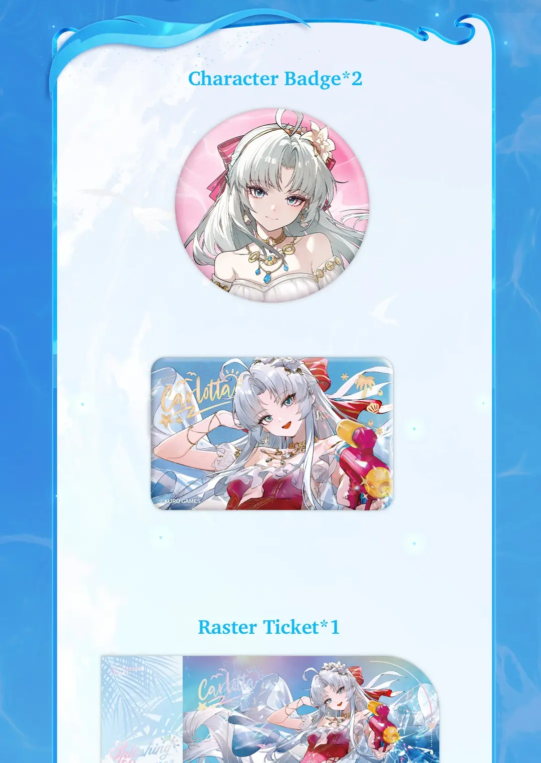 Wuthering Waves Carlotta Badge wuthering waves carlotta badge character garment theme content 1
