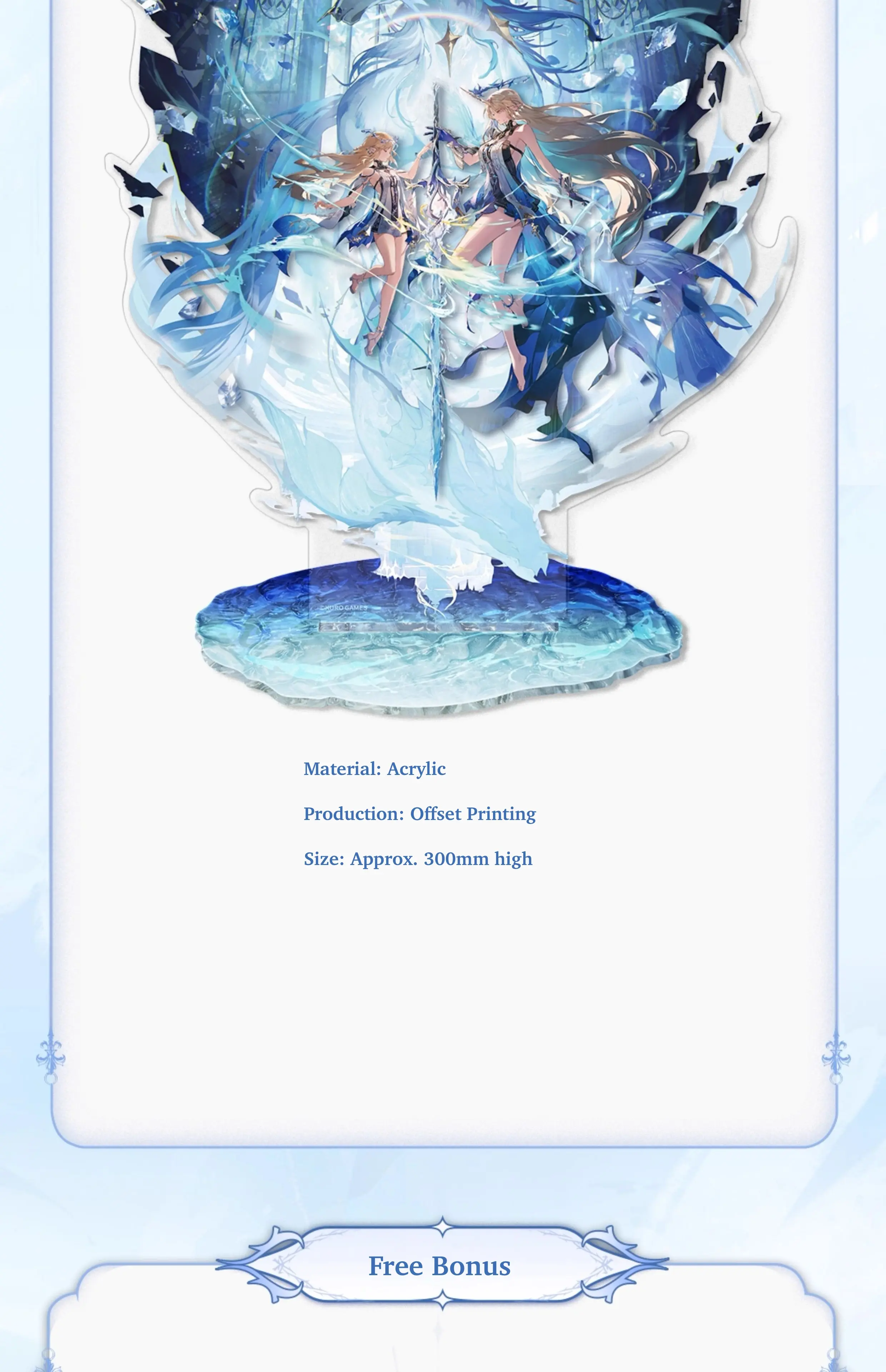 Wuthering Waves Cartethyia Acrylic Panoramic Standee wuthering waves cartethyia acrylic panoramic standee resonator theme content 2