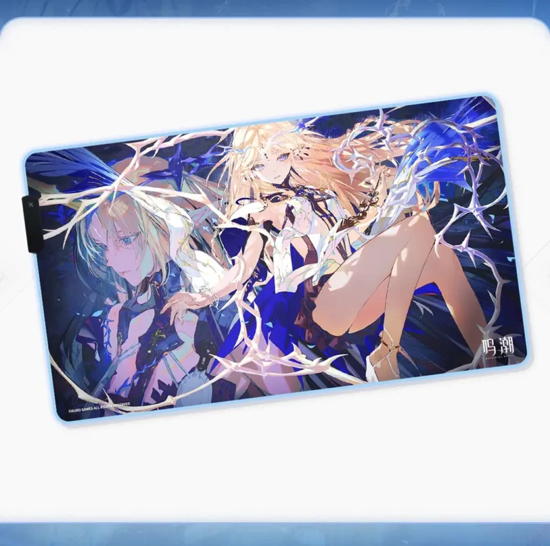 Wuthering Waves Merch Wuthering Waves Cartethyia Illuminated Mouse Pad 1