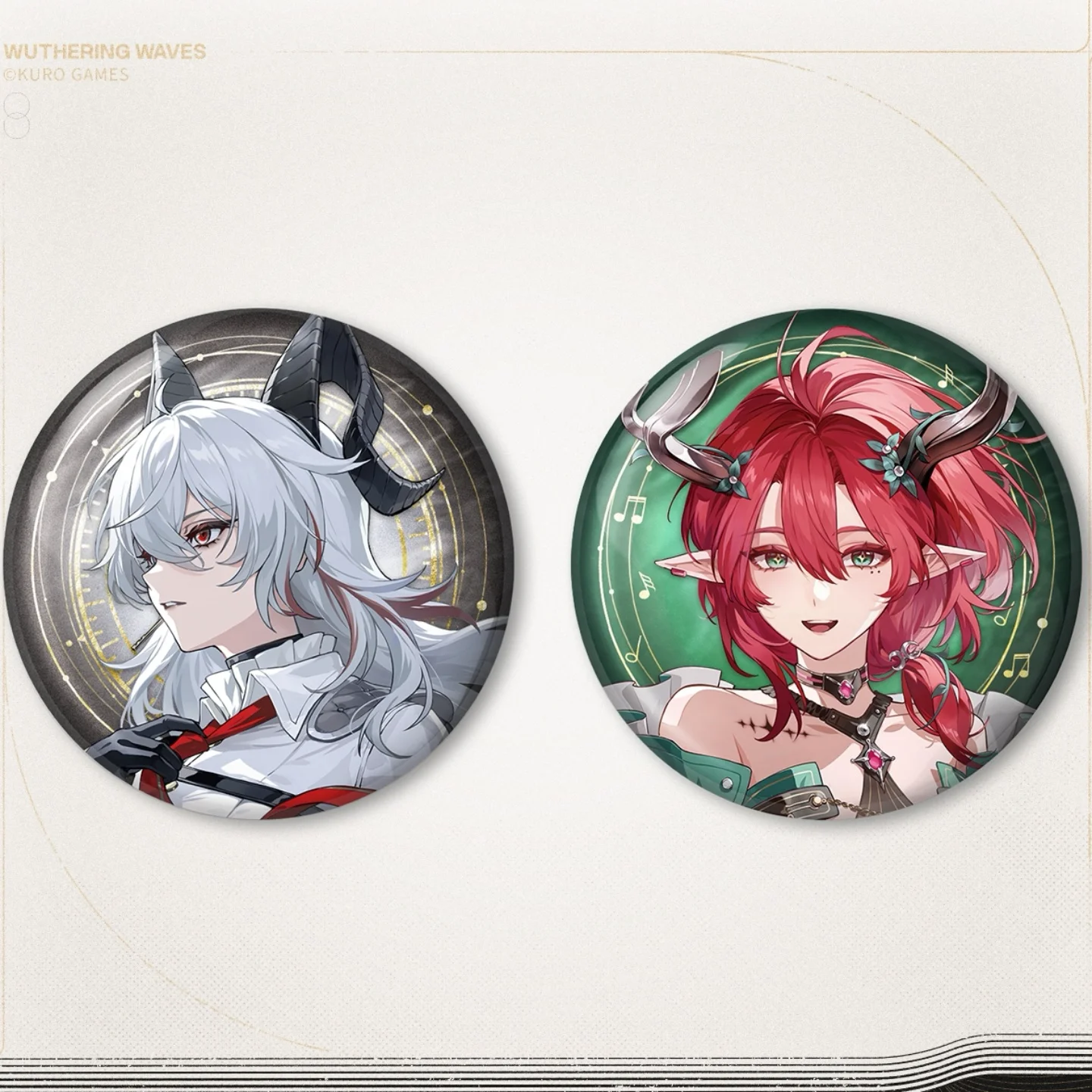 Wuthering Waves Double Flash Badge - Resonator Theme V3