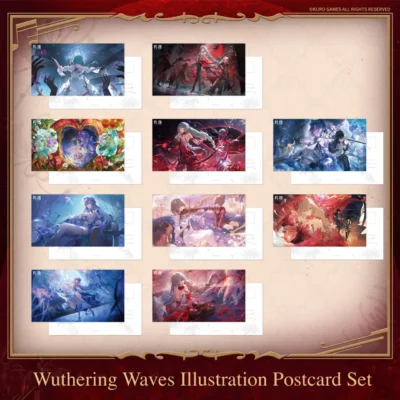 Wuthering Waves Illustration Postcard Set - Resonator Theme