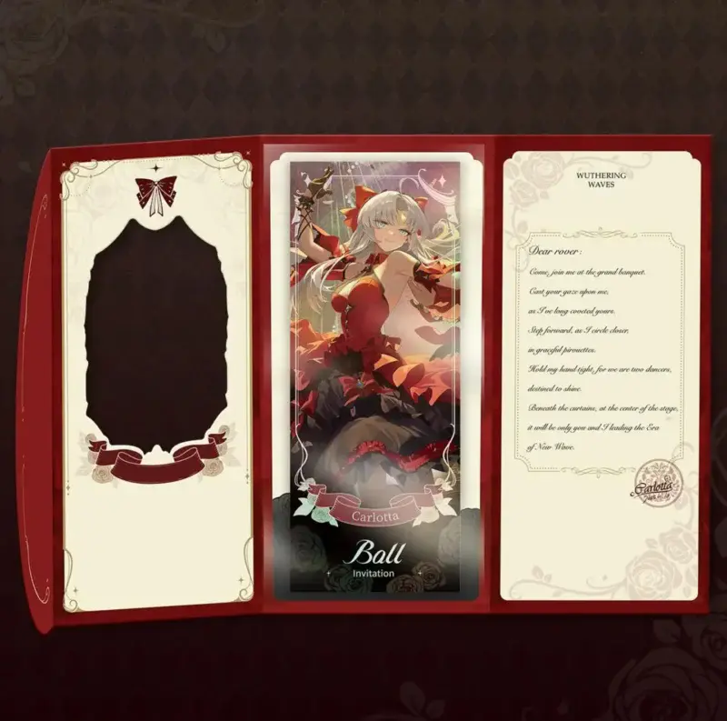 Wuthering Carlotta Invitation Letter - Image 2