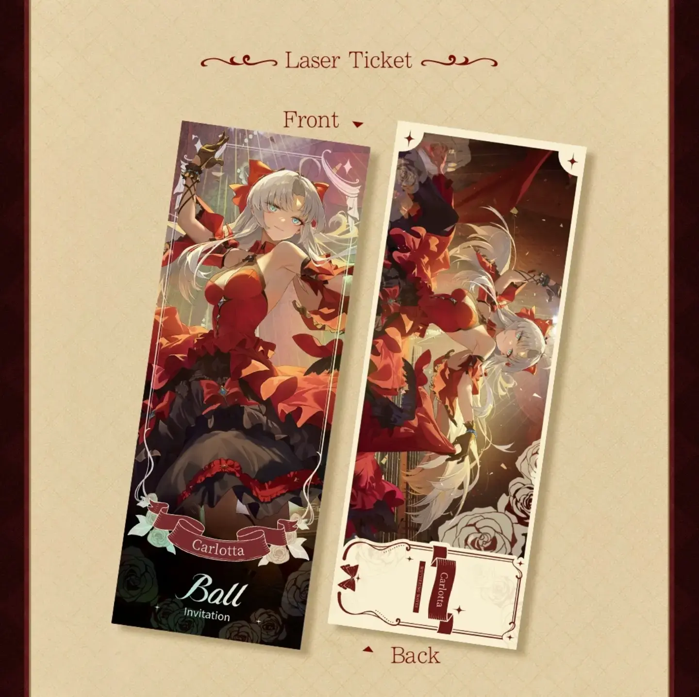 Wuthering Carlotta Invitation Letter 7 Wuthering Carlotta Invitation Letter Wuwa Carlotta Laser Ticket Set Dance Invitation Content 4