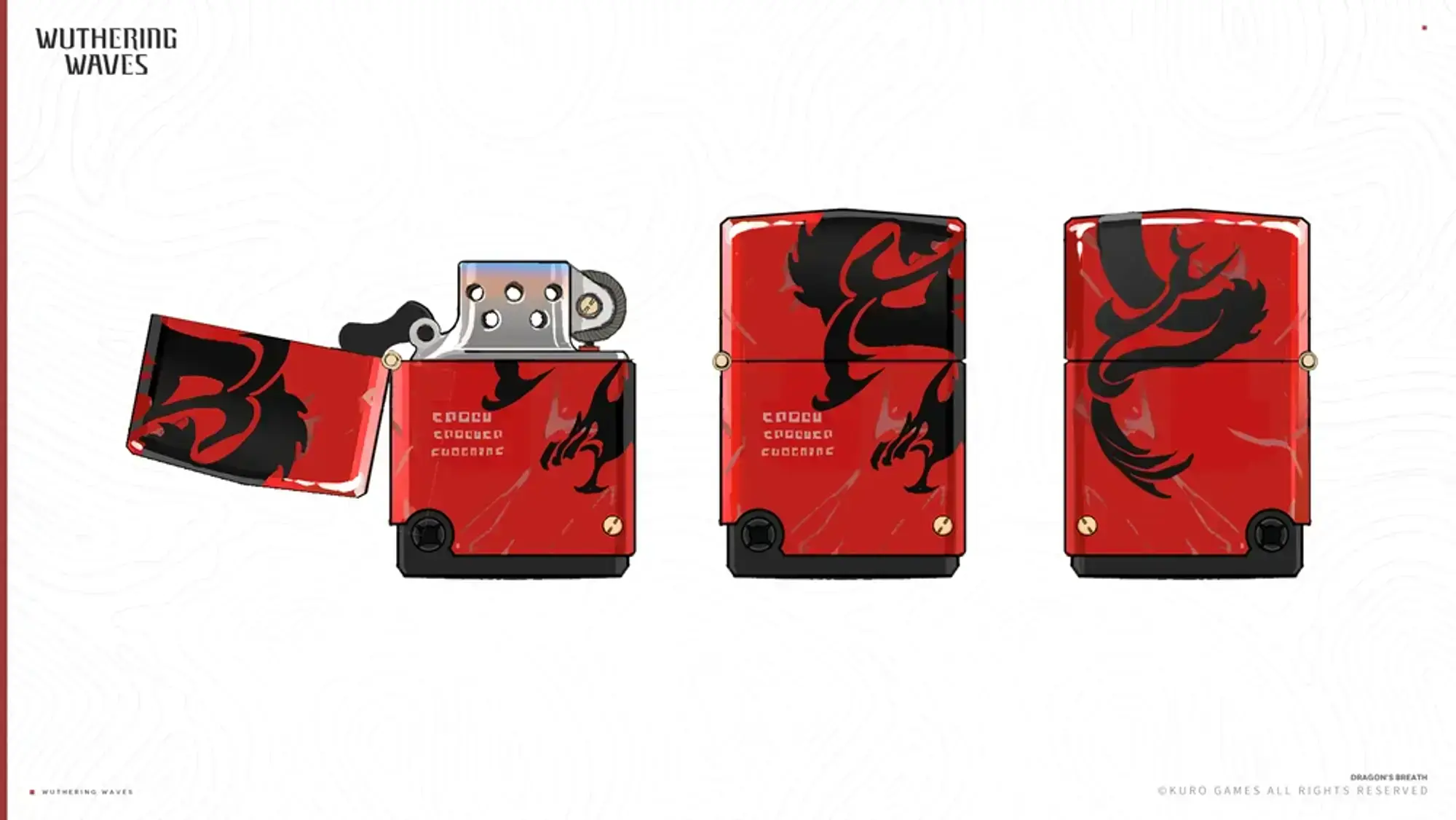 Mortefi 6 Mortefi Wuwa Merch Wuthering Waves Mortefi Lighter Design